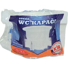 Royaleks Sessiz Wc Kapağı Çift Mekanizmalı Kir Tutmayan Kaygan Yüzey Beyaz Renk