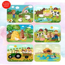 Ahşaptan Düşler Eğlenceli Deniz , Çiftlik ve Uzay Ahşap Yapboz Puzzle Bir Aradaçocuk Puzzle