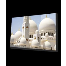 Marsilyan- Beyaz Cami Cam Tablo White Mascid