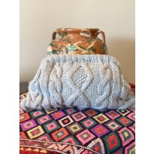 Simarikcraft el örgüsü Burslu Çanta, Burgu Motif, handmade çanta