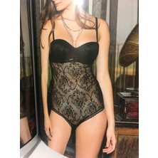 Dantel Sütyenli Body