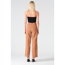 Gogo Trendy Çımalı Pantolon Kahve 1002