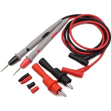 2Liyao 10A 1000V 1 Çift Dijital Multimetre Probu Yumuşak Silikon Tel Iğne Ucu Timsah Klipsli Evrensel Test Uçları LED Test Cihazı Multimetro Için (Yurt Dışından)