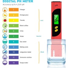 2Liyao Sarı Ph Ölçer 0.01 Yüksek Hassasiyetli Su Kalitesi Test Cihazı ile 0-14 Ölçüm Aralığı Uygun Akvaryum Yüzme Havuzu (Yurt Dışından)