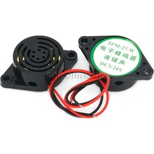 2Liyao Sürekli Ses 2 95DB Alarm Yüksek Desibel Dc 3-24V 12V Elektronik Buzzer Bip Alarmı Aralıklı Sürekli Bip Arduino Için Araba Van Sfm-27 (Yurt Dışından)