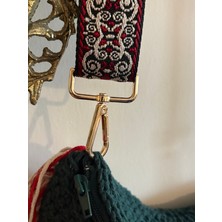 Simarikcraft el örgüsü Freebag Motifli Çanta, Yan Çanta, handmade