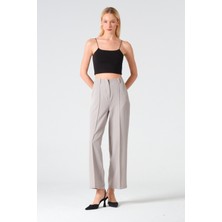 Gogo Trendy Çımalı Pantolon Bej 1002