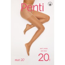 Penti Mat 20 Ten Rengi Külotlu Çorap