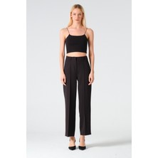 Gogo Trendy Çımalı Pantolon Siyah 1002