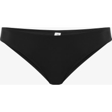 Siyah Slip Orta Bel Bikini Altı