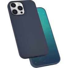 ZORE Apple iPhone 13 Pro Kılıf Silk SILIKON-LACIVERT-8682314164016-TDOM58037