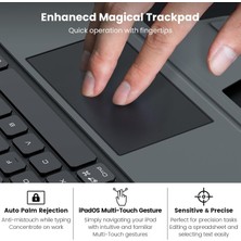 Cisteen Nillkin iPad PRO12.9KLAVYELI Kılıf 6.nesil,touchpad,kalemtutucu,kamerakoruma 5./4./3.nesil Ileuyumlu