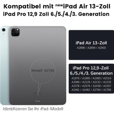 Cisteen Nillkin Klavyelikılıf Apple iPadAIR13INÇ(2024)6/5/4/3 Nesil Kamerakoruma,çıkarılabilir Klavye,aydınlatmalı