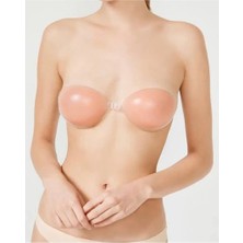 Alec Lingerie Yapışkanlı Dolgulu Silikon Sütyen Günlük Kullanım