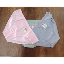 Kota 5026 Bayan Raporlu Ribana Bikini 3'lü Pembe, Lila, Yeşil