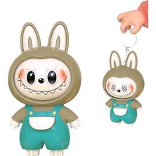 Krnsjewqp La Bubu Yüz Değiştiren Bebek Karikatür Q Sevimli Yeni Yüz Değiştiren Bebek Dekompresyon Anahtarlığı Klasik Oyuncak (Yurt Dışından)