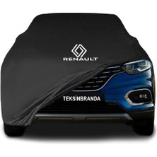 Renault Kadjar Siyah Kumaş Araba Branda Logolu Kumaş Araba Brandası Penye Oto Branda