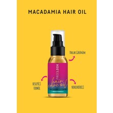Freelook Saç Bakım Yağı - Macadamia & E Vitamini, Besleyici & Parlak Görünüm, Nemlendirici Bakım