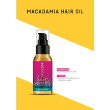 Freelook Saç Bakım Yağı - Macadamia & E Vitamini, Besleyici & Parlak Görünüm, Nemlendirici Bakım