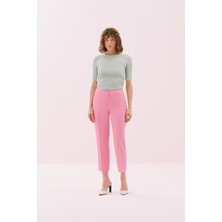 Krep Havuç Pantolon Pembe Y2512043_038