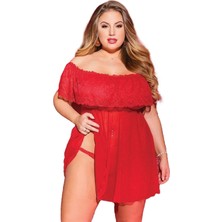 Candy Women  Dantel Detaylı Gecelik