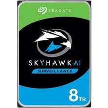 8 Tb Seagate 3.5 Skyhawk Aı Sata 7200RPM 256MB 7/24 Guvenlık ST8000VE001 (5 Yıl Resmı Dıst Garantılı