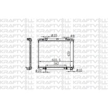 KRAFTVOLL-08040066 - Motor Su Radyatoru Kıa Sorento 2002> Otomatık Vıtes (470*628*26) Brazıng (At)