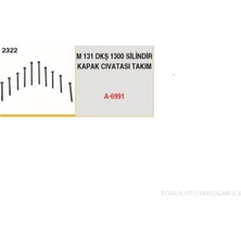 A-6991 - Silindir Kapak Cıvatası Takım M131 Dks 1.3