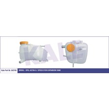 KALE-343745 - Yedek Su Deposu Opel Astra G 1.6/1.8/2.0/2.2 16V 1.7td/cdtı 98<05 (Kapaklı)