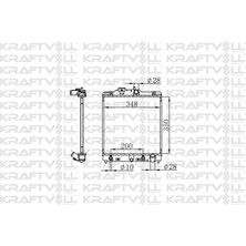 KRAFTVOLL-08040051 - Motor Su Radyatoru Honda Cıvıc 1992-2000 (350*359*23) (At)