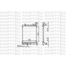 KRAFTVOLL-08040037 - Motor Su Radyatoru Hyundaı Accent 1,3 1,5 00 05 Manuel (335*288*16) Brazıng (Mt)