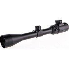 3-9X40 Zoomlu Çıft Işıklı Av Tüfeği Dürbünü Montaj Kelepçeli ( Lisinya )