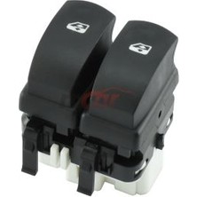 MCAR-AN-726 - Cam Açma Düğmesi Ön Sol Beyaz Clıo Iıı Symbol Çiftli