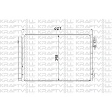 KRAFTVOLL-08060082 - Klıma Radyatoru N43 N45 N46 N51 N52 N53 M3 E81 E82 E87 E88 E90 E91 E92 E93 X1 E84 E89