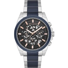 Jack Lorance JLS0223305  Siyah & Gümüş & Lacivert  Çelik Erkek Kol Saati