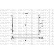 KRAFTVOLL-08060065 - Klıma Radyatoru (Kondanser) Sportage / IX35 10-> ( 538×383×16 )