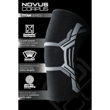Novus Corpus NoCo 2'li Fitness Spor Dizlik Unisex Knee Sleeve Spor Antrenman Destek Koşu Gym Ortopedik Dizlik
