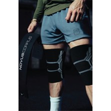 Novus Corpus NoCo 2'li Fitness Spor Dizlik Unisex Knee Sleeve Spor Antrenman Destek Koşu Gym Ortopedik Dizlik
