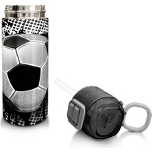 Coral High Kids Futbol Desenli Pipetli ve Direkt Içim Çelik Termos 500 ml 31816