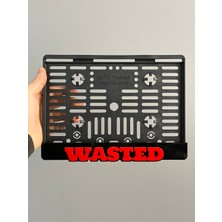 Karbonsoft Wasted Yazılı Pleksi Plakalık