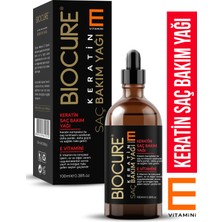 Biocure Keratin Saç Bakım Yağı / E Vitamini Katkılı 100 Ml.