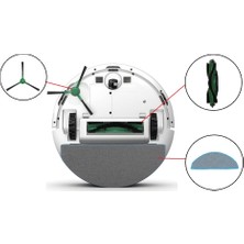 Fathomless 20 Adet Ana Yan Fırça Hepa Filtre Paspası Combo Essential / Vac Y0112 Elektrikli Süpürge Aksesuarları (Yurt Dışından)