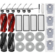 Fathomless Qrevo CURVE/P20 Pro Elektrikli Süpürge Yedek Parçaları Ana Yan Fırçalar Hepa Filtreler Paspas Pedleri Toz Torbaları (Yurt Dışından)