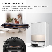 Fathomless X30 ULTRA/X40 ULTRA/L10S ULTRA/L20 Pro Plus Elektrikli Süpürge Için Ana Kauçuk Rulo Fırça (Yurt Dışından)