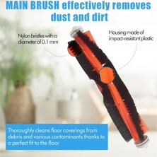 Fathomless Bot D9 Plus Robot Süpürge Için Aksesuar Seti Ana Yan Fırça Paspas Bezi Bez Hepa Filtre Toz Torbası Parçaları (Yurt Dışından)