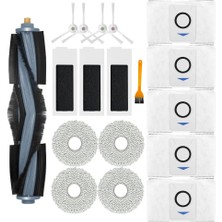 Enchanted T20 Omni Robot Süpürge Ana Yan Fırça Hepa Filtre Paspas Bezi Toz Torbaları Yedek Aksesuarları (Yurt Dışından)