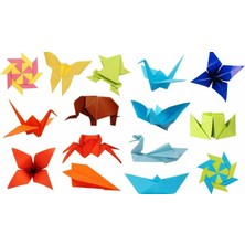 Hayal Origami Kağıdı - Sade Renkli Origami Seti