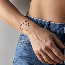 One Spray Tattoo Sevgili Dinozor Dövme Şablonu			