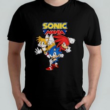 Pixxa Sonic The Hedgehog Kirpi Unisex %100 Pamuklu Bisiklet Yaka T-Shirt Model 7