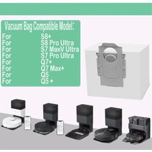 Pouxheu Taş Süpürme Robotu G10S/G20/S7/S8/Q5 Dokumasız Toz Torbası Süpürge Parçaları Için Aksesuarlar (Yurt Dışından)